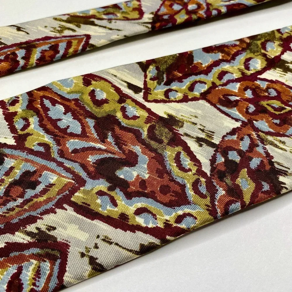 Wembley 100% Silk Men's Tie Geometric Abstract Art 3.5 
